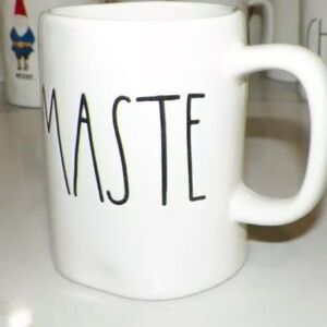 ❤️ RAE DUNN ❤️ ARTISAN COLLECTION “NAMASTE” Coffee Mug 4 1/2"